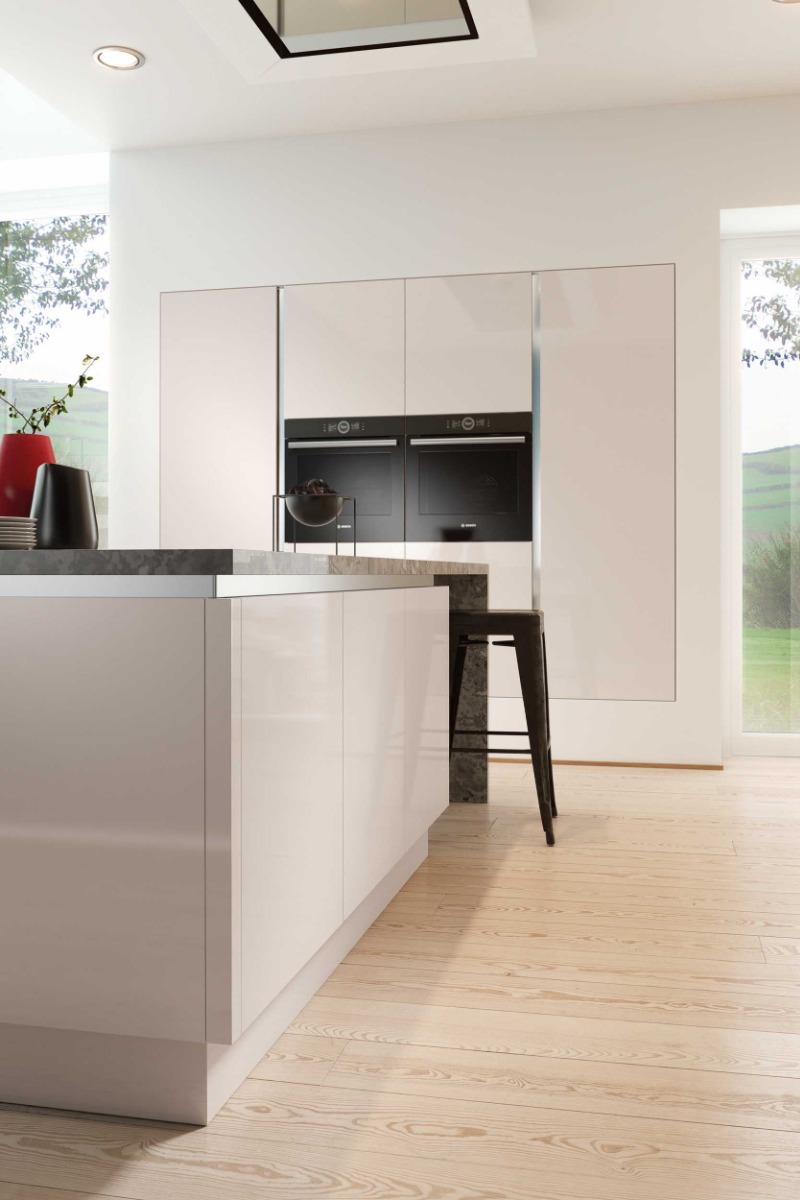 The Vivo+ Handleless Gloss Range - Kitchens Plus Bathrooms